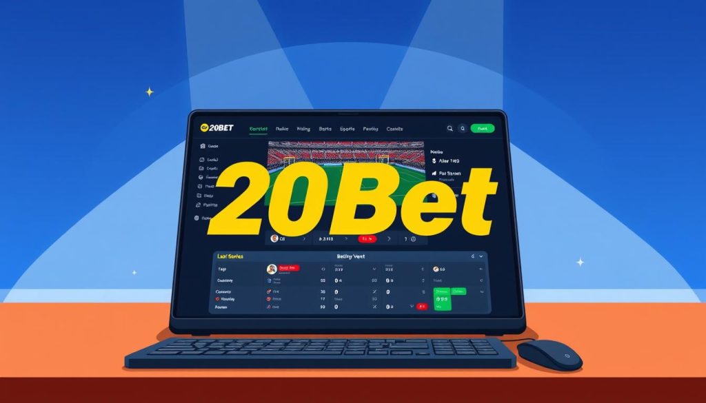 20Bet interfaz de usuario